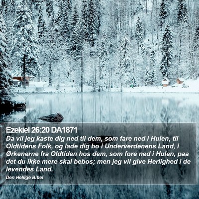 Ezekiel 26:20 DA1871 Bible Verse Image