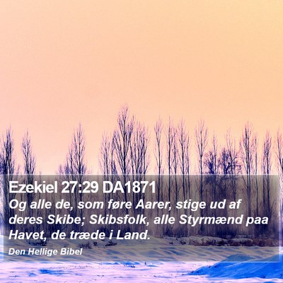 Ezekiel 27:29 DA1871 Bible Verse Image