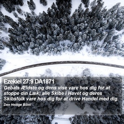 Ezekiel 27:9 DA1871 Bible Verse Image