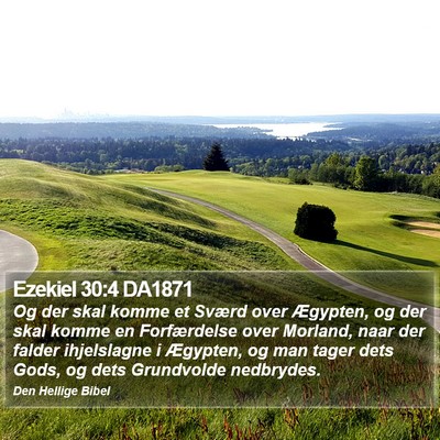 Ezekiel 30:4 DA1871 Bible Verse Image
