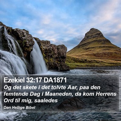 Ezekiel 32:17 DA1871 Bible Verse Image