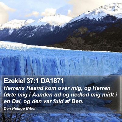 Ezekiel 37:1 DA1871 Bible Verse Image