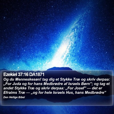Ezekiel 37:16 DA1871 Bible Verse Image