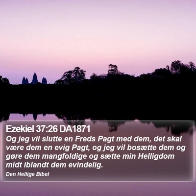 Ezekiel 37:26 DA1871 Bible Verse Image