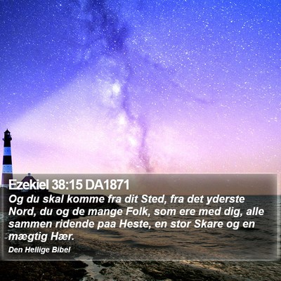 Ezekiel 38:15 DA1871 Bible Verse Image