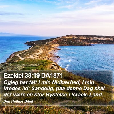 Ezekiel 38:19 DA1871 Bible Verse Image