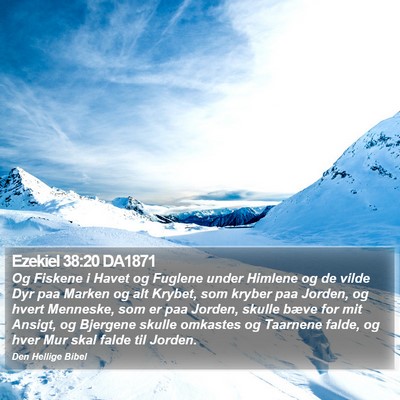 Ezekiel 38:20 DA1871 Bible Verse Image
