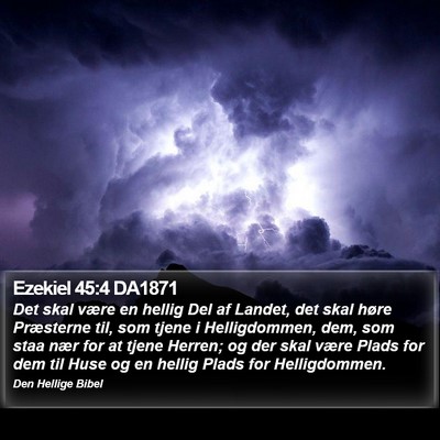 Ezekiel 45:4 DA1871 Bible Verse Image