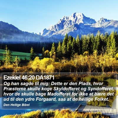 Ezekiel 46:20 DA1871 Bible Verse Image