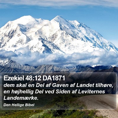 Ezekiel 48:12 DA1871 Bible Verse Image
