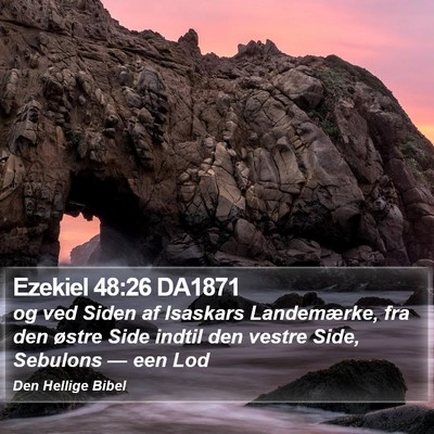 Ezekiel 48:26 DA1871 Bible Verse Image