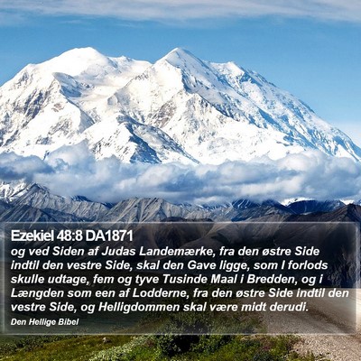 Ezekiel 48:8 DA1871 Bible Verse Image