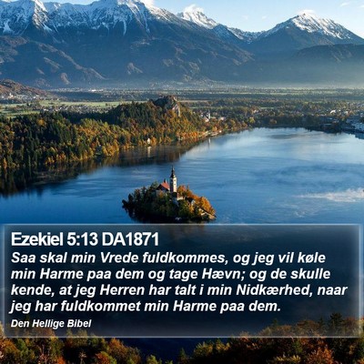 Ezekiel 5:13 DA1871 Bible Verse Image