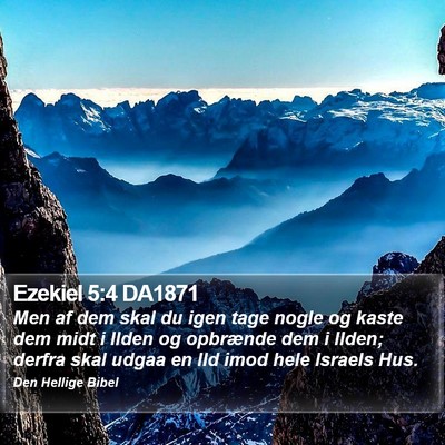 Ezekiel 5:4 DA1871 Bible Verse Image