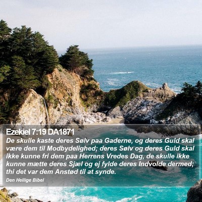 Ezekiel 7:19 DA1871 Bible Verse Image