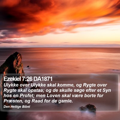 Ezekiel 7:26 DA1871 Bible Verse Image