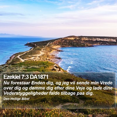 Ezekiel 7:3 DA1871 Bible Verse Image