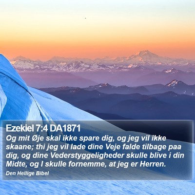 Ezekiel 7:4 DA1871 Bible Verse Image