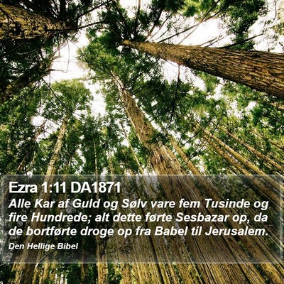 Ezra 1:11 DA1871 Bible Verse Image