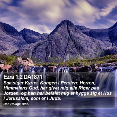 Ezra 1:2 DA1871 Bible Verse Image