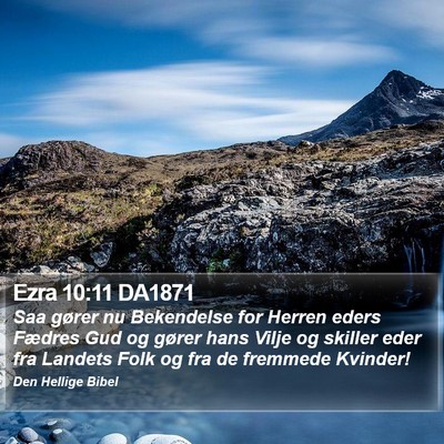 Ezra 10:11 DA1871 Bible Verse Image
