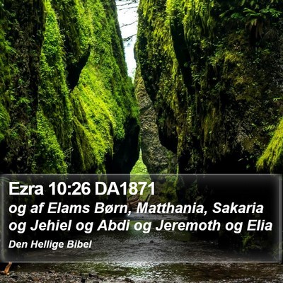 Ezra 10:26 DA1871 Bible Verse Image
