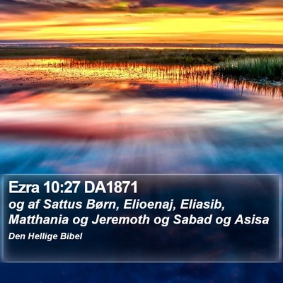 Ezra 10:27 DA1871 Bible Verse Image