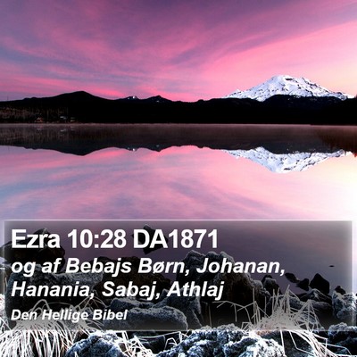 Ezra 10:28 DA1871 Bible Verse Image