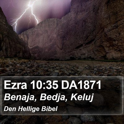 Ezra 10:35 DA1871 Bible Verse Image