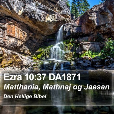 Ezra 10:37 DA1871 Bible Verse Image