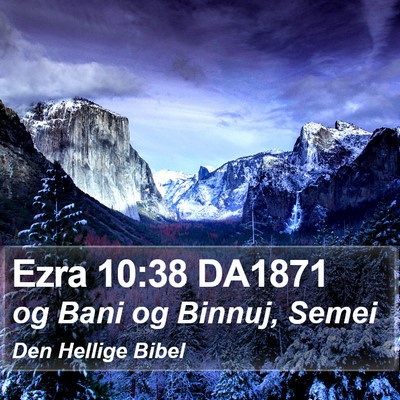 Ezra 10:38 DA1871 Bible Verse Image