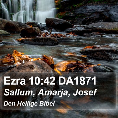 Ezra 10:42 DA1871 Bible Verse Image