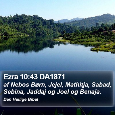 Ezra 10:43 DA1871 Bible Verse Image