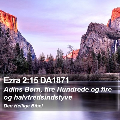 Ezra 2:15 DA1871 Bible Verse Image
