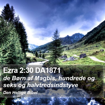 Ezra 2:30 DA1871 Bible Verse Image