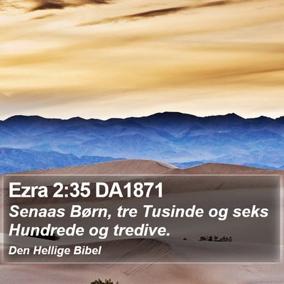 Ezra 2:35 DA1871 Bible Verse Image