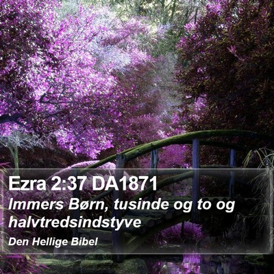 Ezra 2:37 DA1871 Bible Verse Image