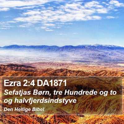 Ezra 2:4 DA1871 Bible Verse Image