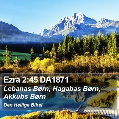 Ezra 2:45 DA1871 Bible Verse Image