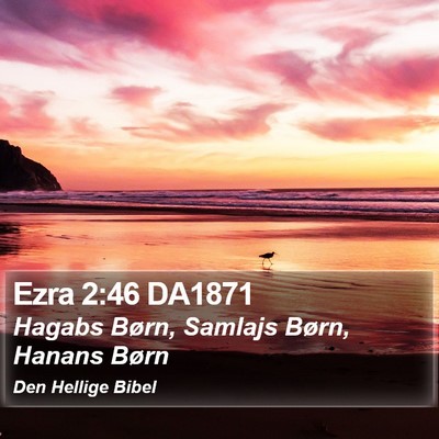 Ezra 2:46 DA1871 Bible Verse Image