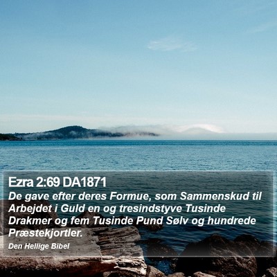 Ezra 2:69 DA1871 Bible Verse Image