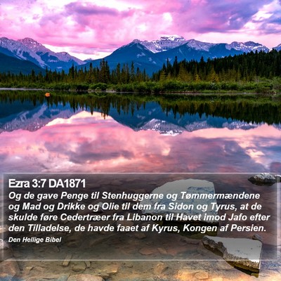 Ezra 3:7 DA1871 Bible Verse Image