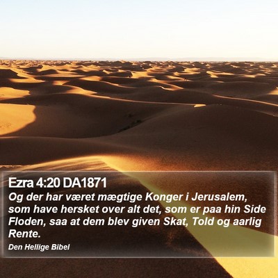 Ezra 4:20 DA1871 Bible Verse Image