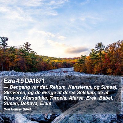 Ezra 4:9 DA1871 Bible Verse Image