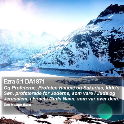 Ezra 5:1 DA1871 Bible Verse Image