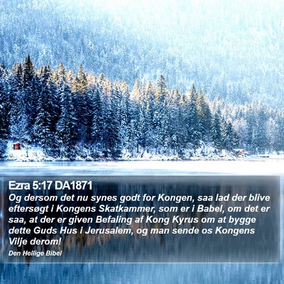 Ezra 5:17 DA1871 Bible Verse Image
