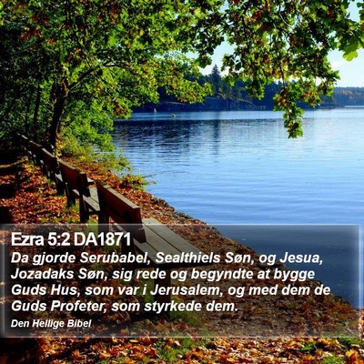 Ezra 5:2 DA1871 Bible Verse Image