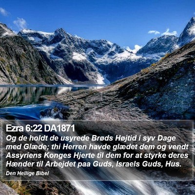 Ezra 6:22 DA1871 Bible Verse Image