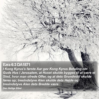 Ezra 6:3 DA1871 Bible Verse Image