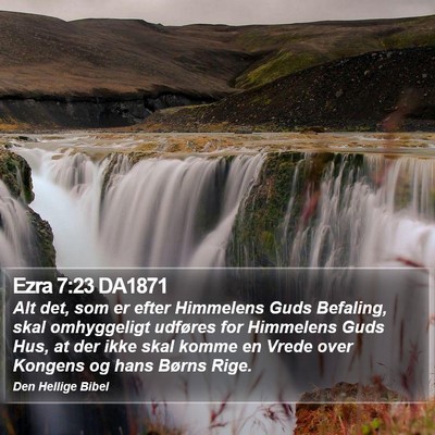 Ezra 7:23 DA1871 Bible Verse Image